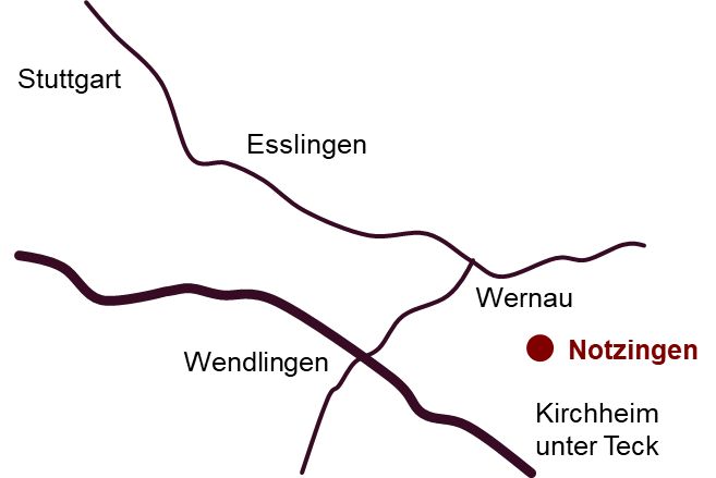 Unser Standort in Notzingen