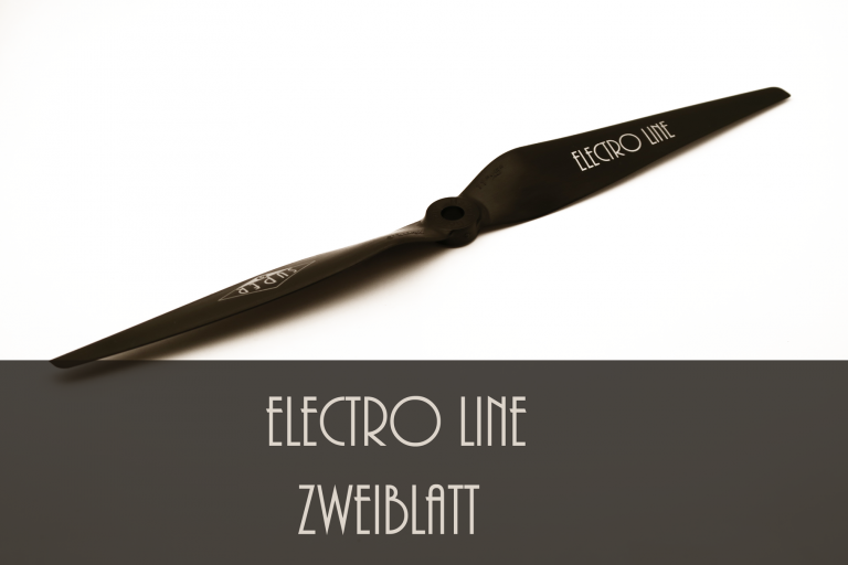 2-Blatt Electro Line Luftschraube schwarz