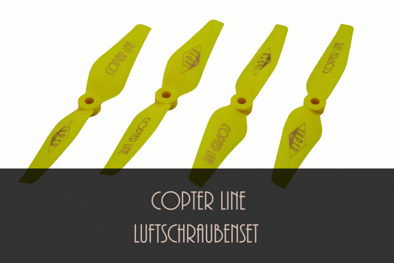 Copter Line Luftschrauben 4er-Set gelb