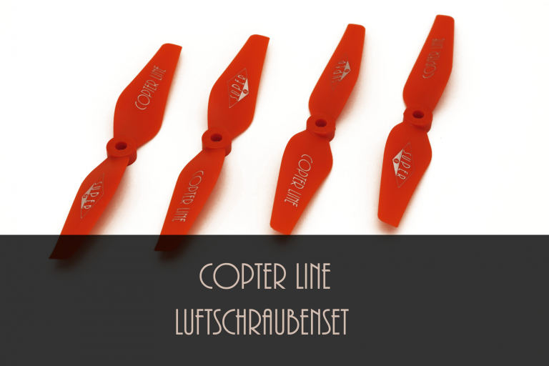 Copter Line Luftschrauben 4er-Set rot