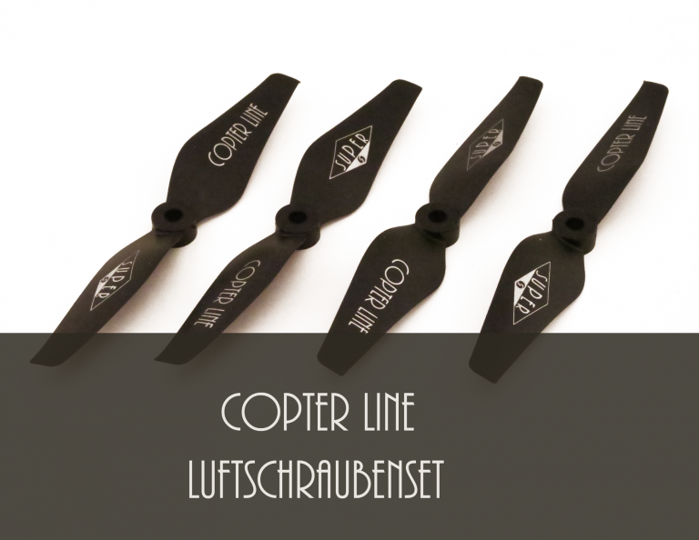 Copter Line Luftschrauben 4er-Set schwarz