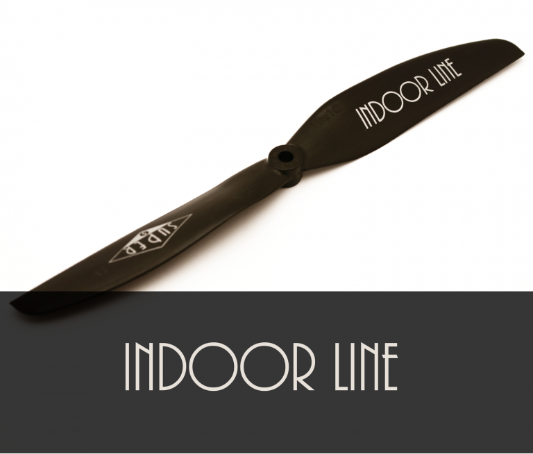 Indoor Line 2-Blatt Luftschraube schwarz