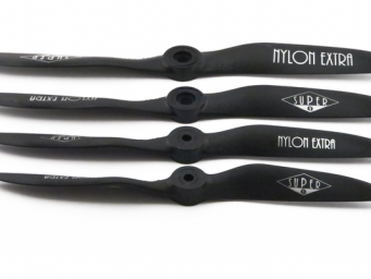 Nylon Extra 2-Blatt Luftschrauben schwarz