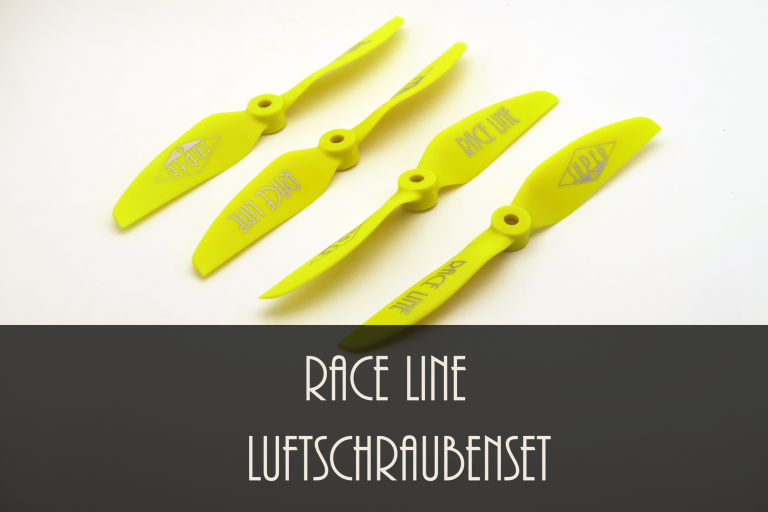 Race Line Luftschrauben 4er-Set gelb