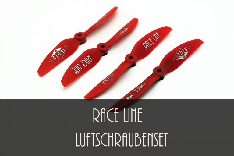 Race Line Luftschrauben 4er-Set rot