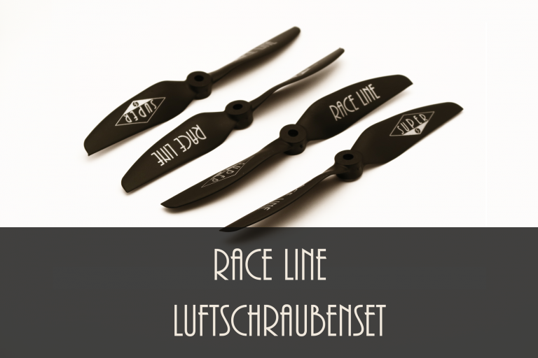 Race Line Luftschrauben 4er-Set schwarz