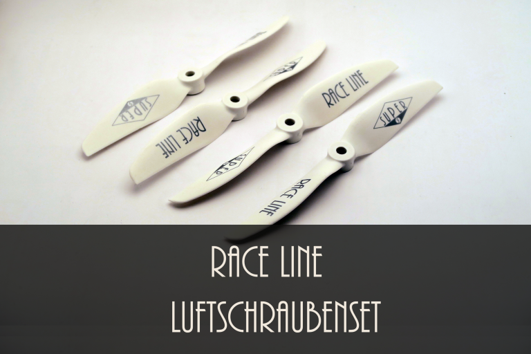 Race Line Luftschrauben 4er-Set weiß