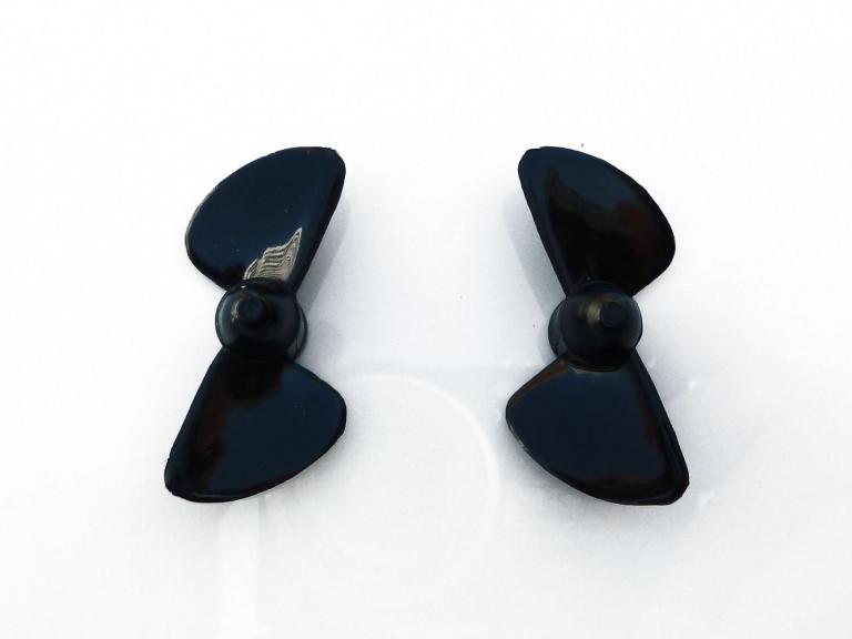 451-Serie / 452-Serie 2-Blatt Rennschraube schwarz