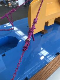 Detailansicht der RUD Zurrketten von mk-modelltechnik 