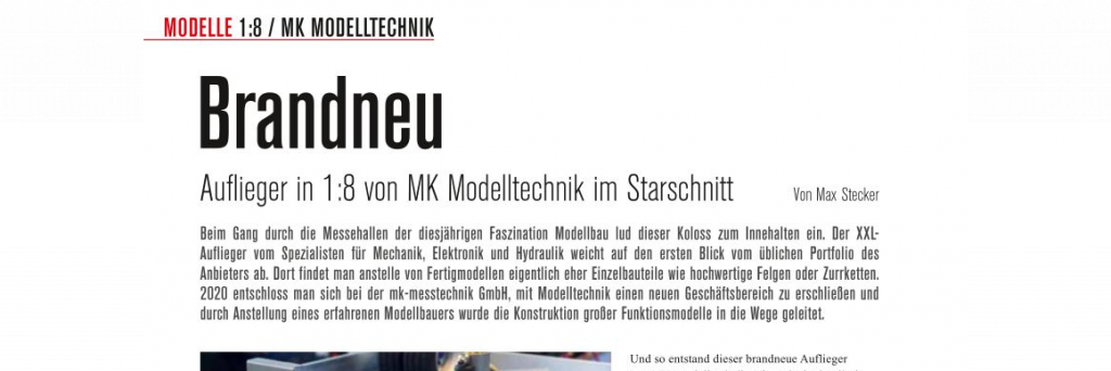 TRUCKS & Details Ausgabe 1/2023 - Starschnitt: Goldhofer Tieflader MPA von mk-modelltechnik