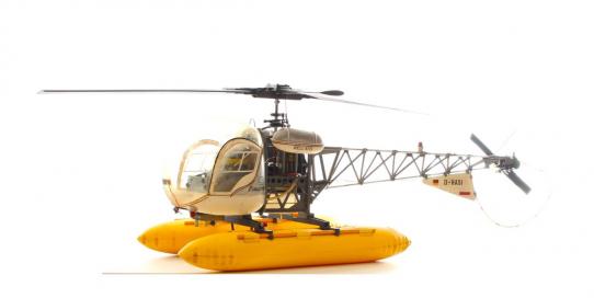 Hubschraubermodell: Bell 47G von Graupner Modellbau aus dem Jahr 1975