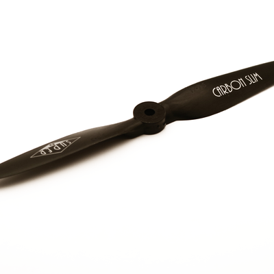 Carbon Slim 2-Blatt Luftschraube in schwarz