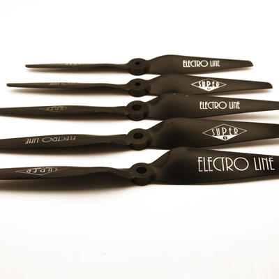 Electro Line 2-Blatt Luftschrauben schwarz