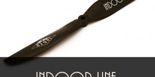 Indoor Line 2-Blatt Luftschraube schwarz