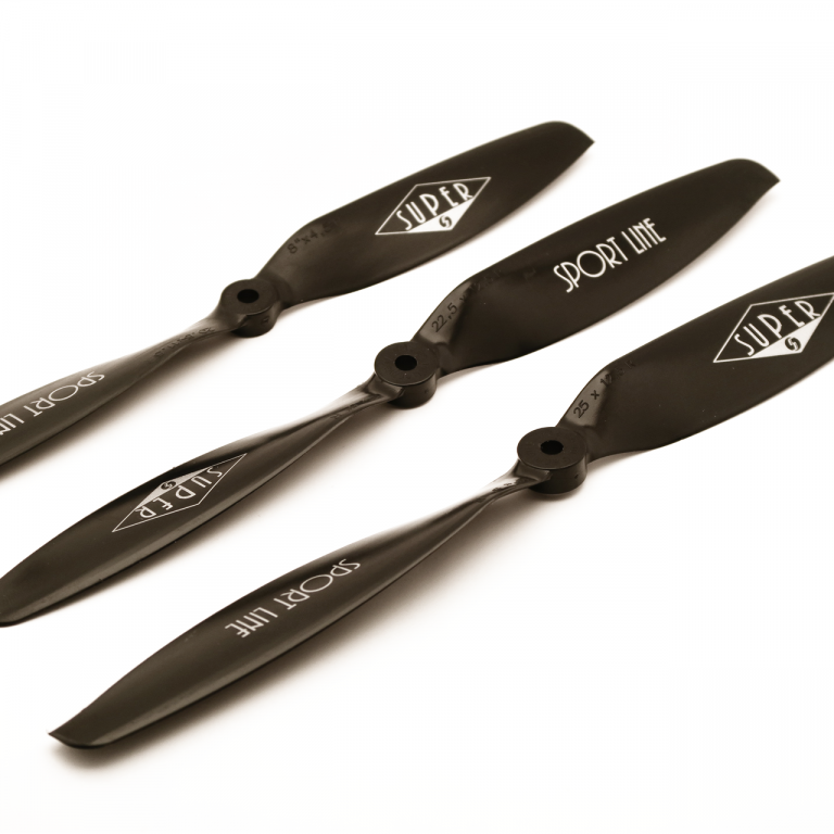 Sport Line 2-Blatt Luftschrauben in schwarz